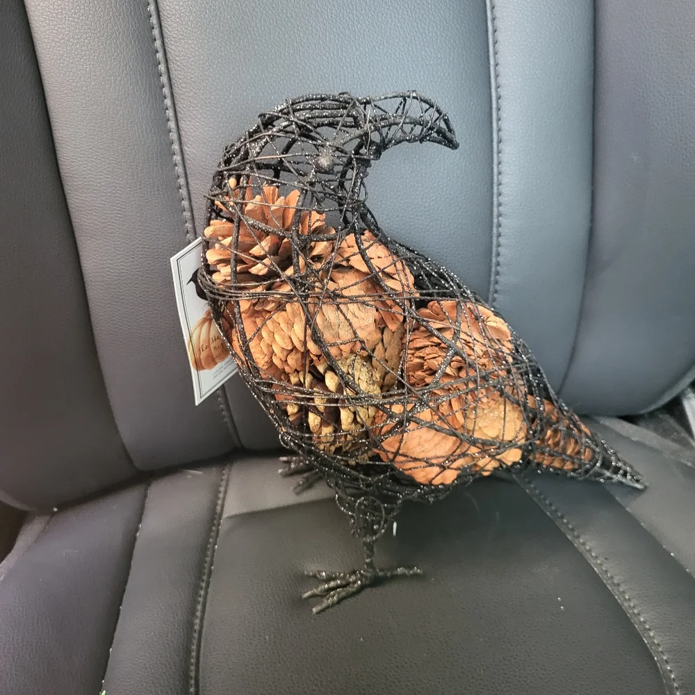 Raven Metal Wire potpourri Decor